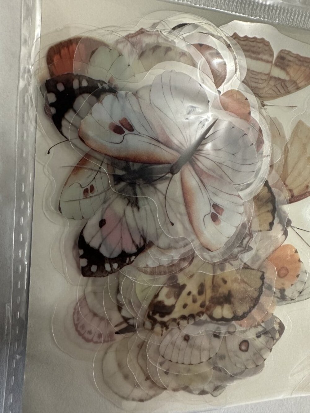 Neutral Butterfly Sticker Pack - Picture 3 of 3